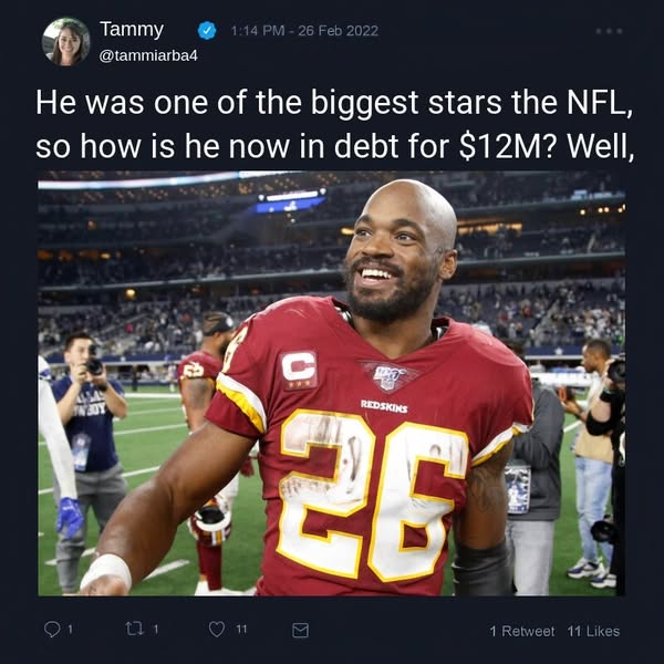 Once Rich NFL Stars Who Went Broke After Retiring